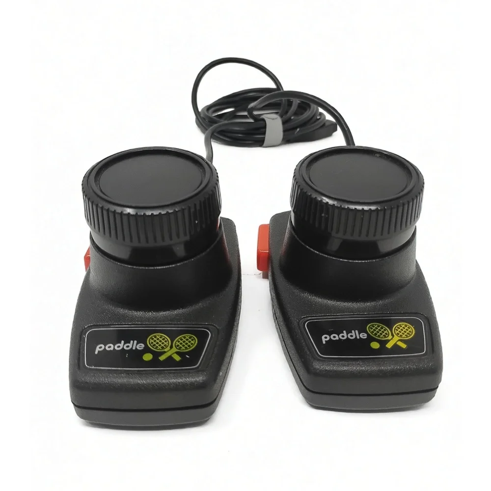 Atari 2600 Paddle Controllers CX30-01 Dual Set 9-Pin Arcade Gaming Accessory